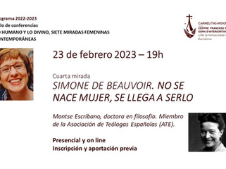 "No se nace mujer. Se llega a serlo". Conferencia de Montse Escribano