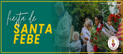 3 de septiembre online: Invitación a la Fiesta de Santa Febe 2026 