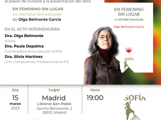 "En femenino sin lugar", de Olga Belmonte