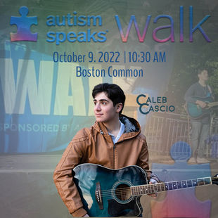 Singer Songwriter Caleb Cascio to entertain Boston's Autism Speaks walkers