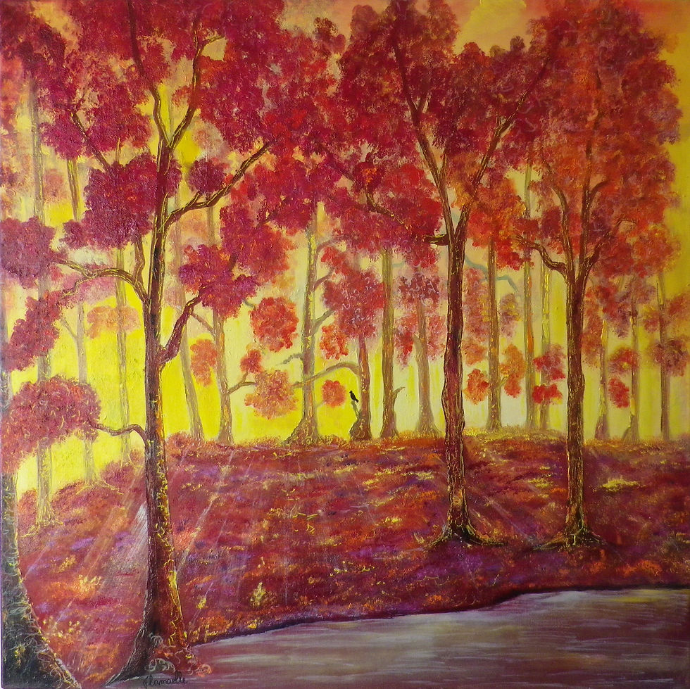 Miniature : Forêt carmine