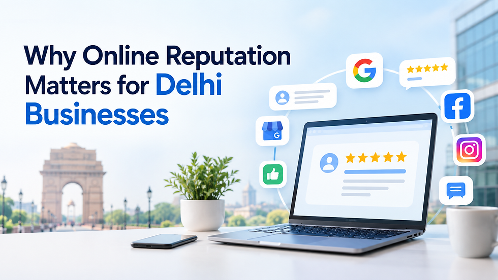 Why Online Reputation Matters for Delhi Businesses