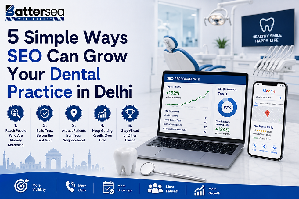 5 Simple Ways SEO Can Grow Your Dental Practice in Delhi