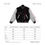 Thumbnail: Men's Black Jacket Bomber Korean School Varsity Full Zip Kremlin Zombie Academy