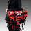 Thumbnail: Techwear Bag Red Camo Futuristic Messenger Crossbody H-G PRO.PACK.TOR 03/CMR