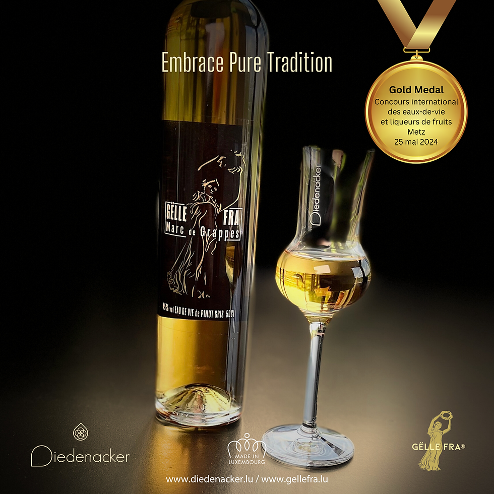 GËLLE FRA MARC DE GRAPPES DIEDENACKER, 0,50 CL, 45°