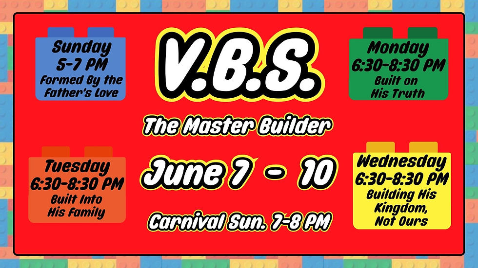 Vacation Bible School - The Master Builder