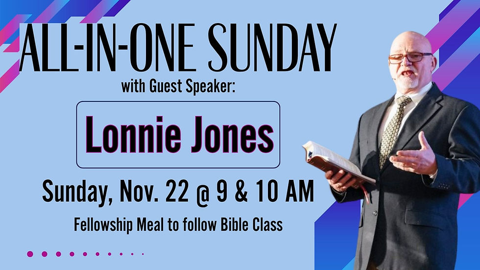 All-in-One Sunday w/ Lonnie Jones