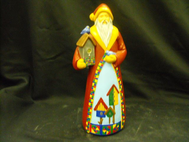 Santa w/bird houses