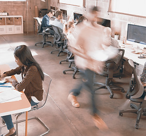 busy office