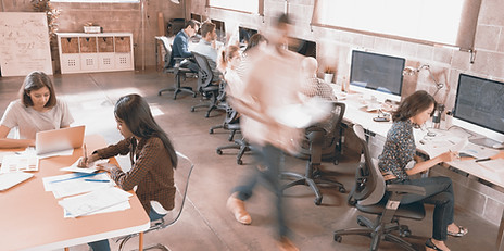 busy office