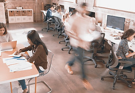 busy office