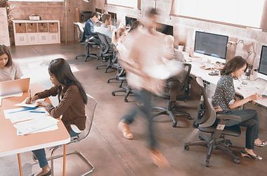 busy office
