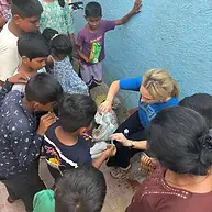 Stephanie Herlach in Bangalore