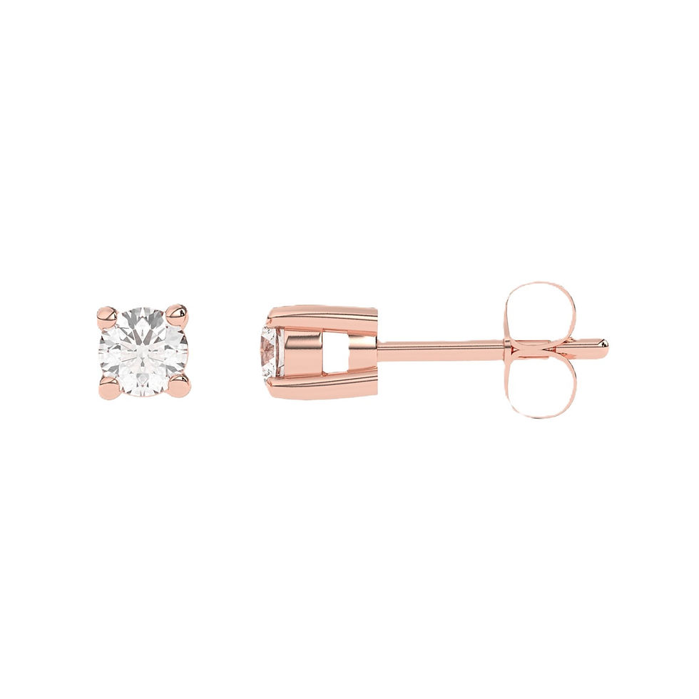 Thumbnail: ear studs 4-claw setting