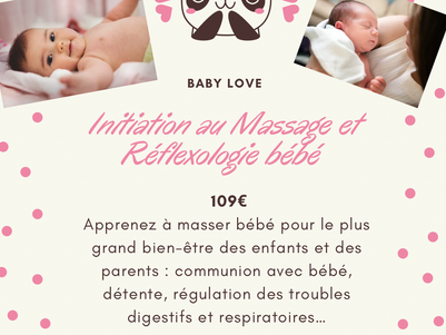 Formation Initiation au Massage et Réflexologie bébé et enfant