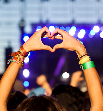 Hands in heart