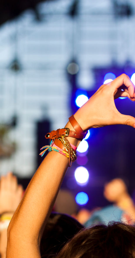 Hands in heart