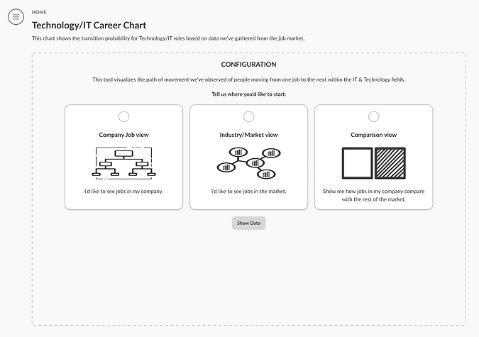 IT Career Chart Landing Page