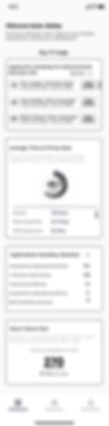 Recruiter Dashboard 3 version with Advancement Decision widget