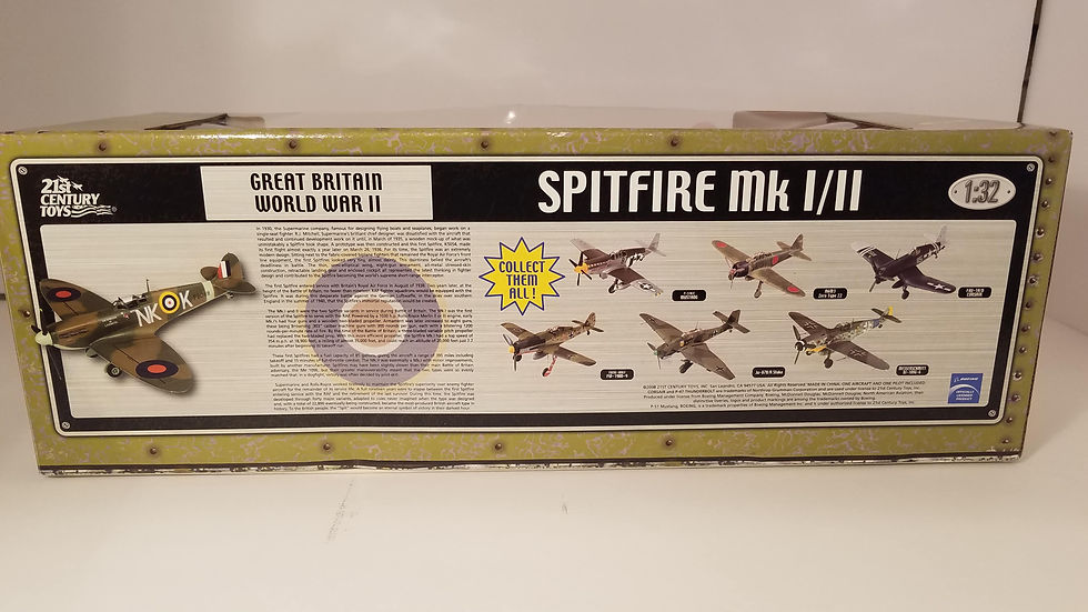 Thumbnail: 70. Spitfire Mk I/II, WWII, Cockpit Pilot, Paint Scheme, Limited Edition