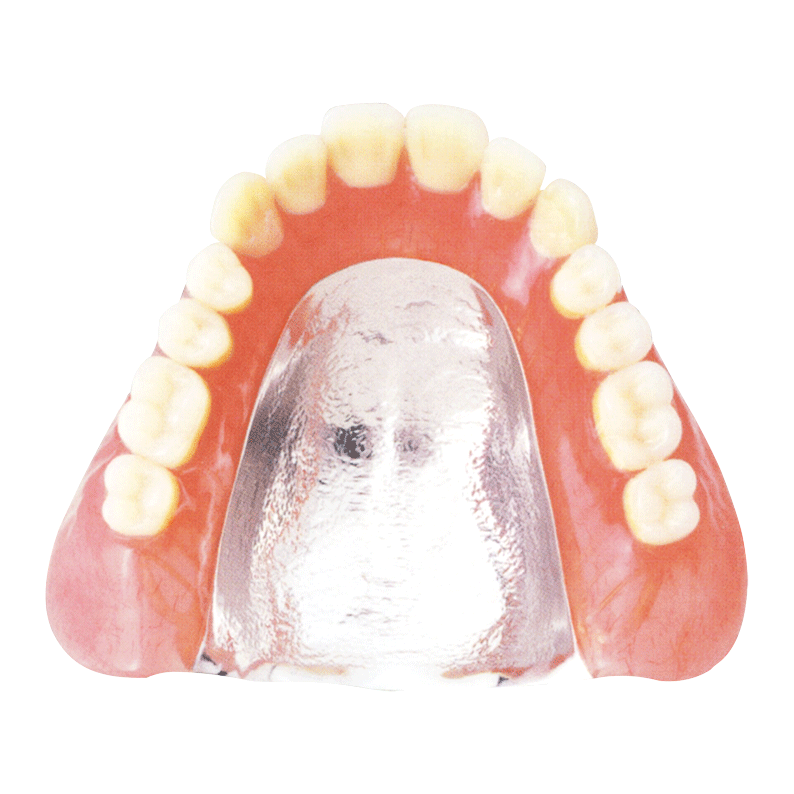 わかすぎ歯科クリニックメタルプレート