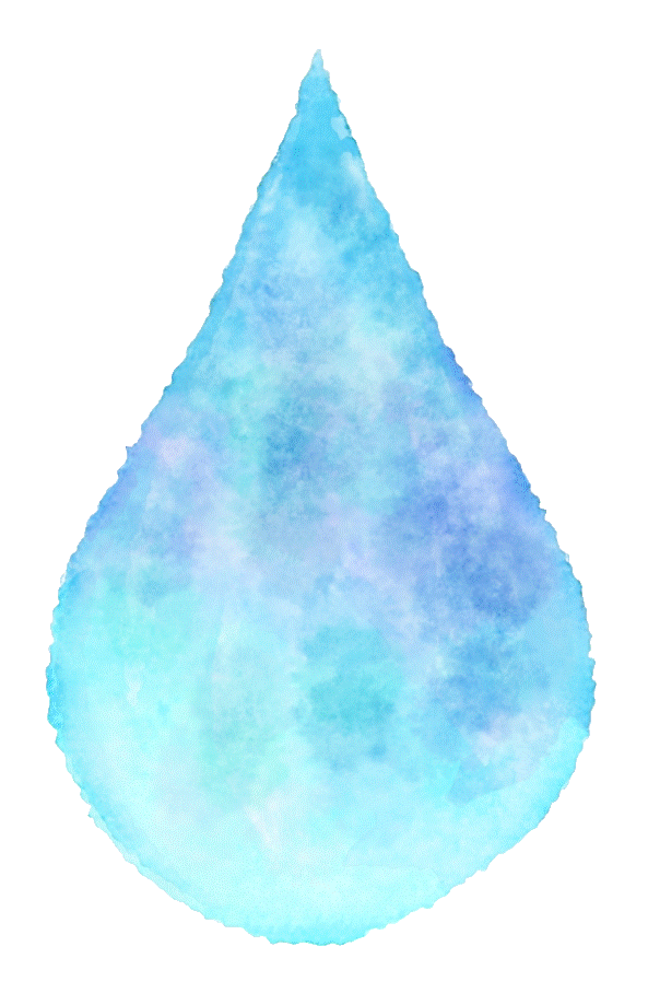 ラベンダー水滴