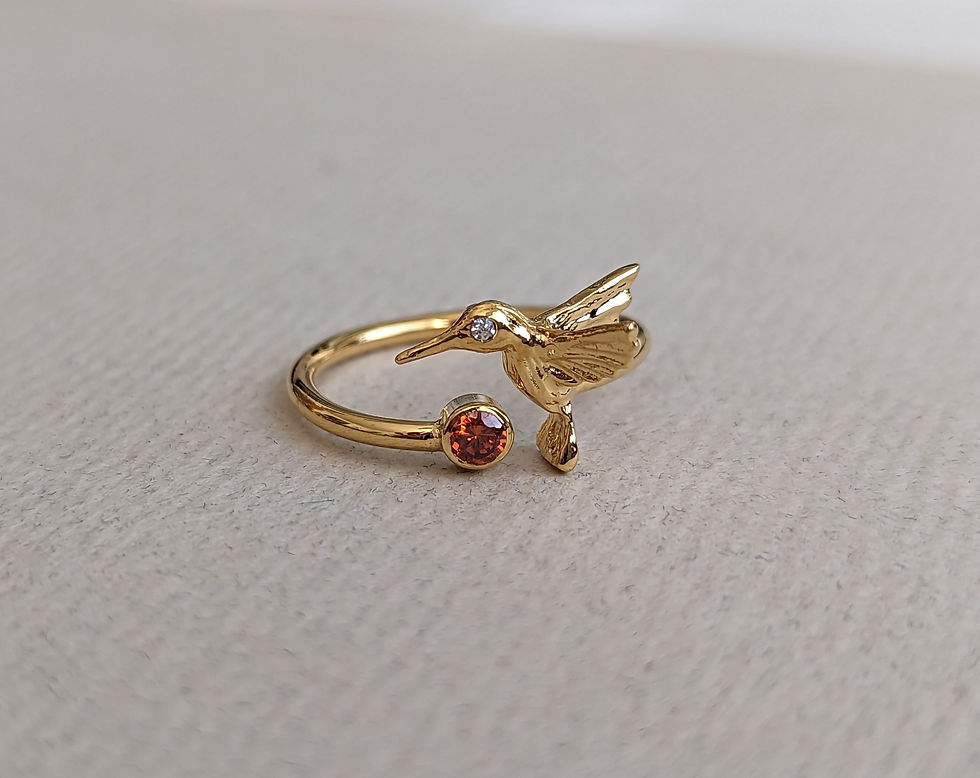 Miniatura: Anillo colibrí
