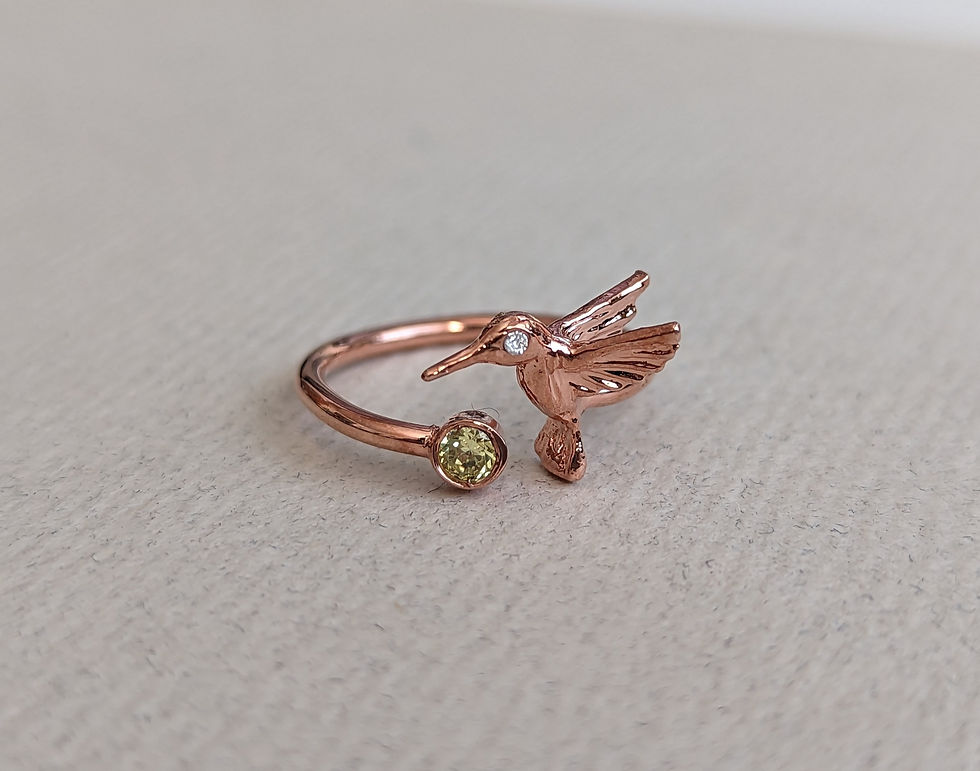 Miniatura: Anillo colibrí