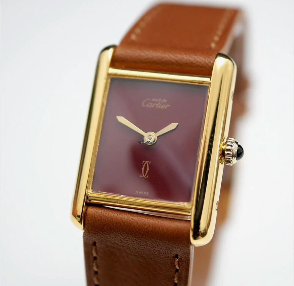 Miniature : Cartier Tank Vermeil