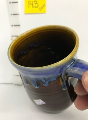 Thumbnail: Rabbit Blue/Brown Mug #143