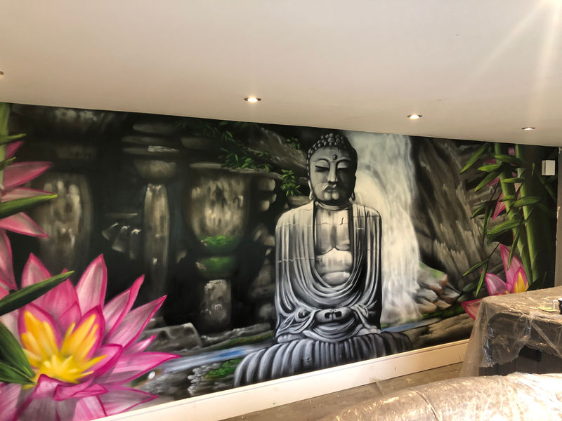 Buddha and Lotus by ROKIT.