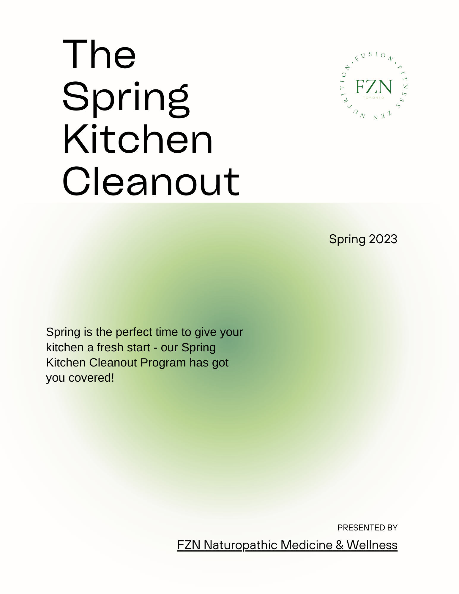Spring Kitchen Cleanout Guidebook