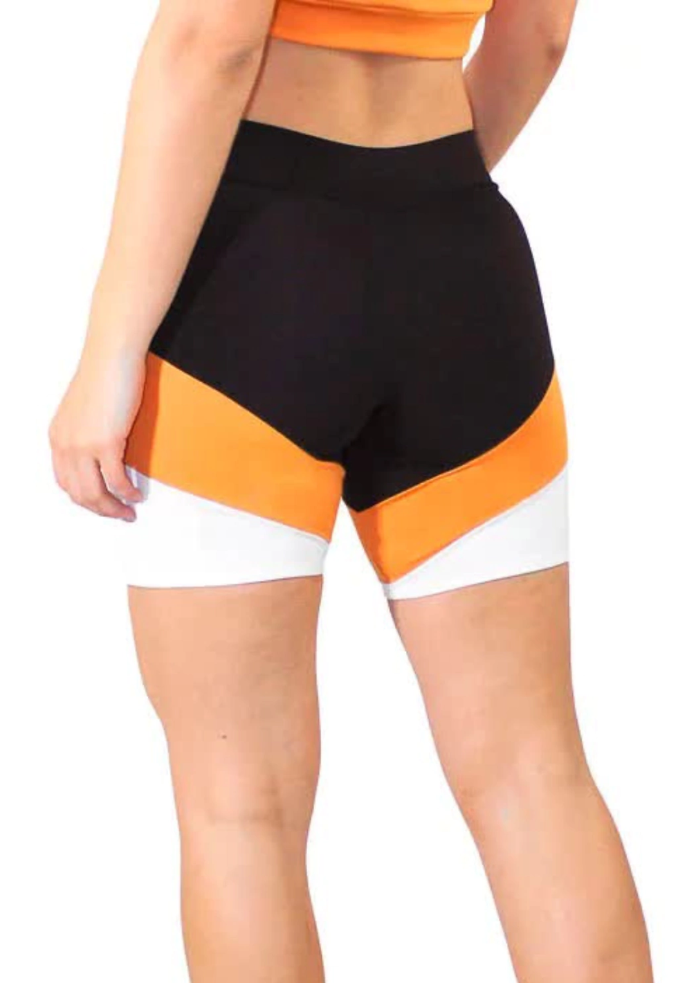 Miniatura: Short Fitness Preto Detalhe Amarelo e Branco REF: LC38