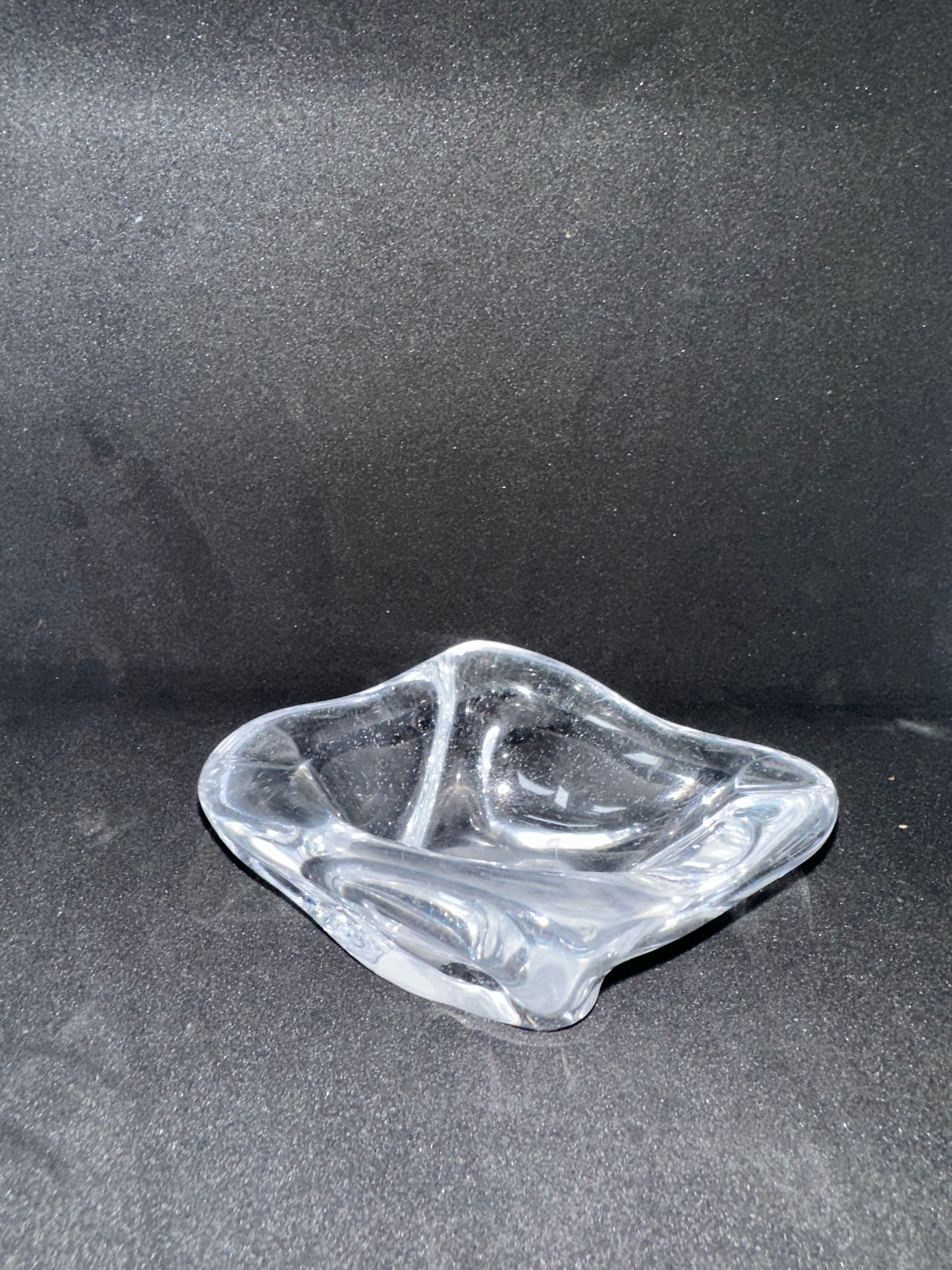 Cendrier vintage Daum France en cristal