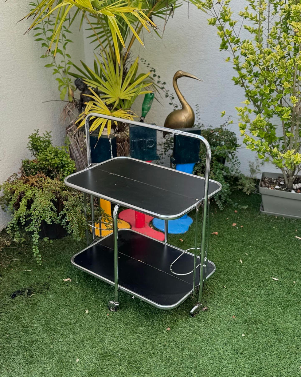 Miniature : Desserte vintage en chrome – Richard Création