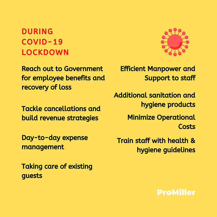 ProMiller tells what should hotels and hotel owners do in COVID-19 lockdown.