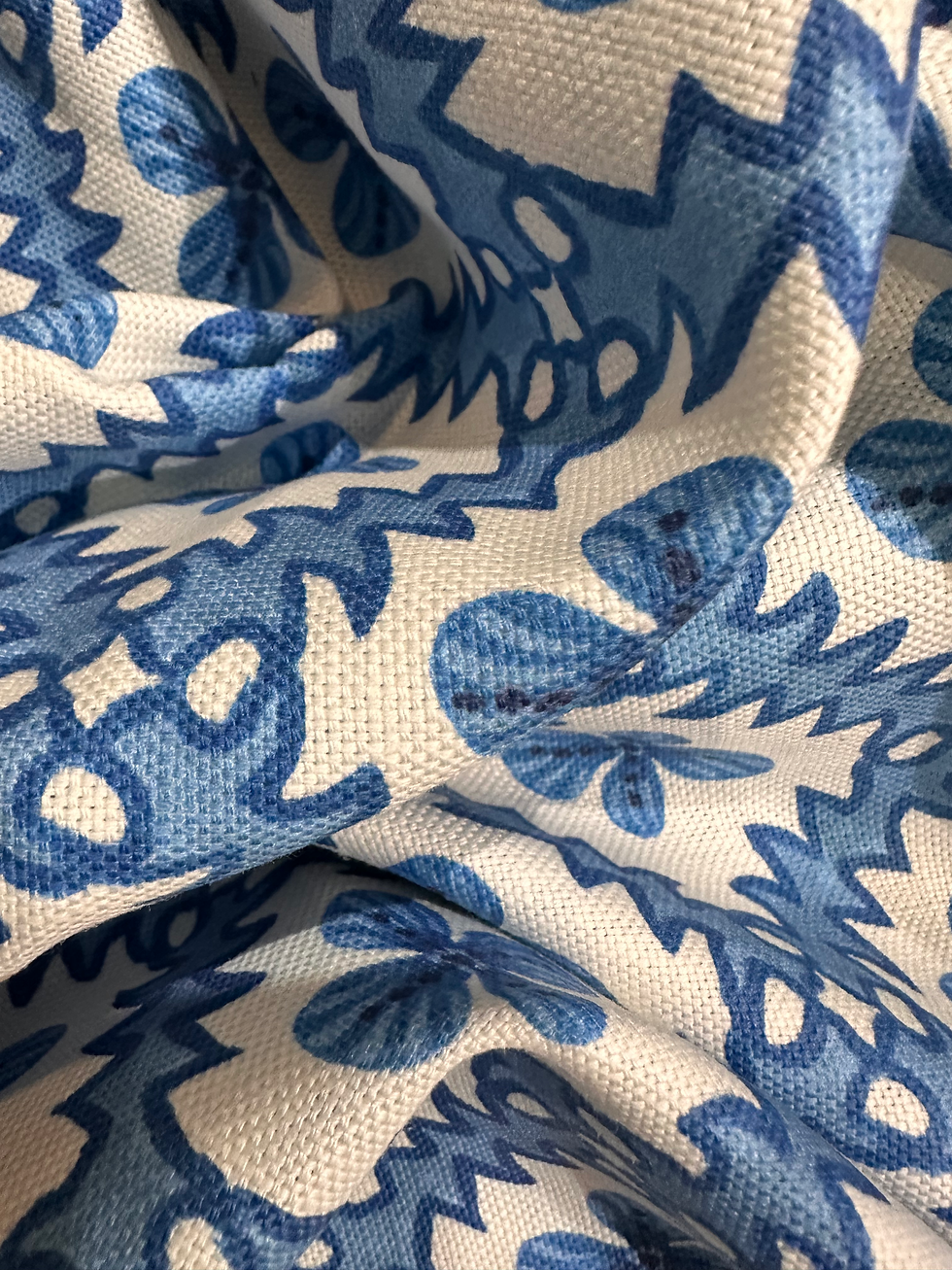Thumbnail: Anna Spiro Textiles - Off Shade Paloma - Blue on Blue