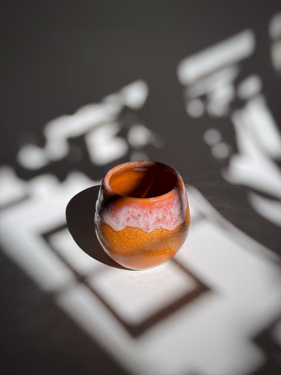 Thumbnail: Cup (no handle) - Orange Magnolia