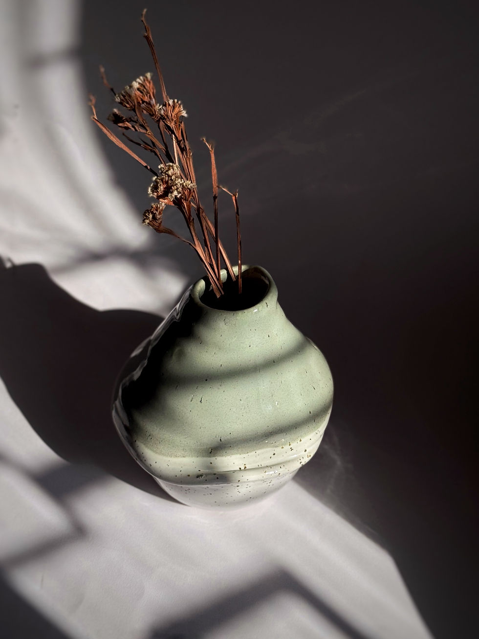 Thumbnail: Collapsed Vase - White Sage
