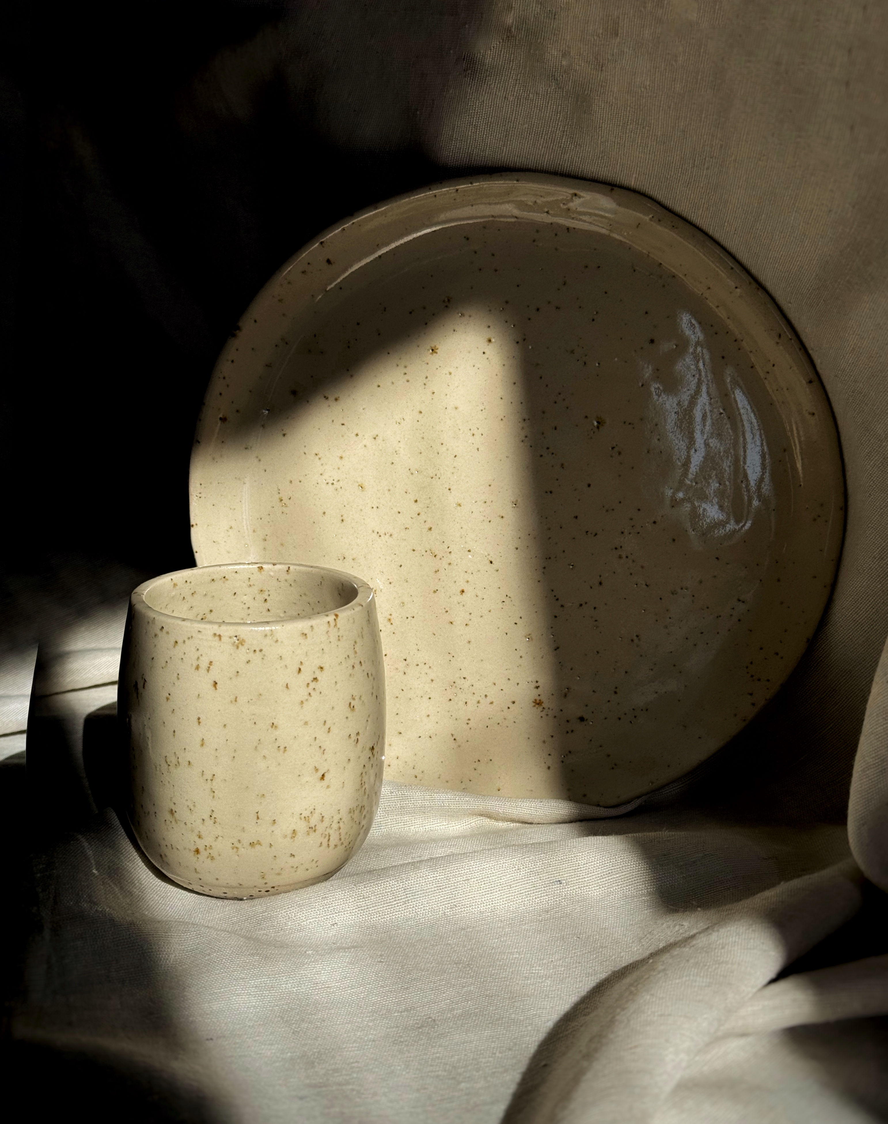 Set of 2 (Plate and Cup) - Modern Classic