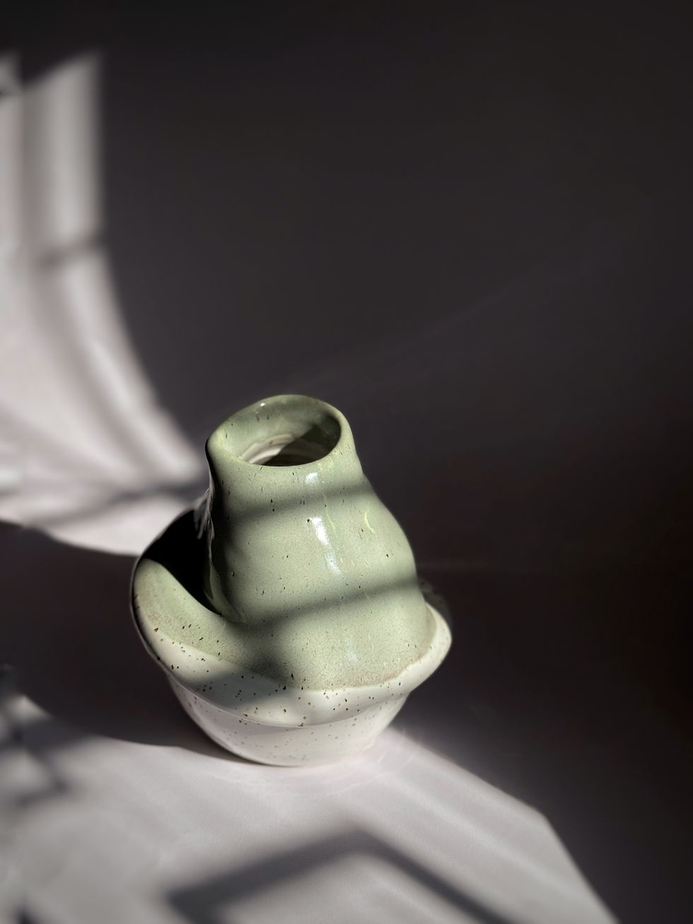 Thumbnail: Collapsed Vase - White Sage