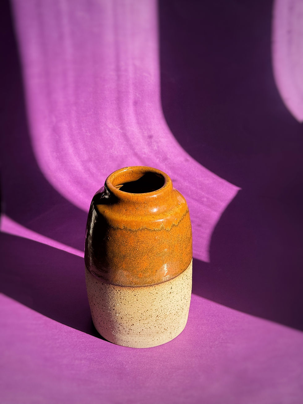 Thumbnail: Wide Cylinder Vase - Iron Lustre