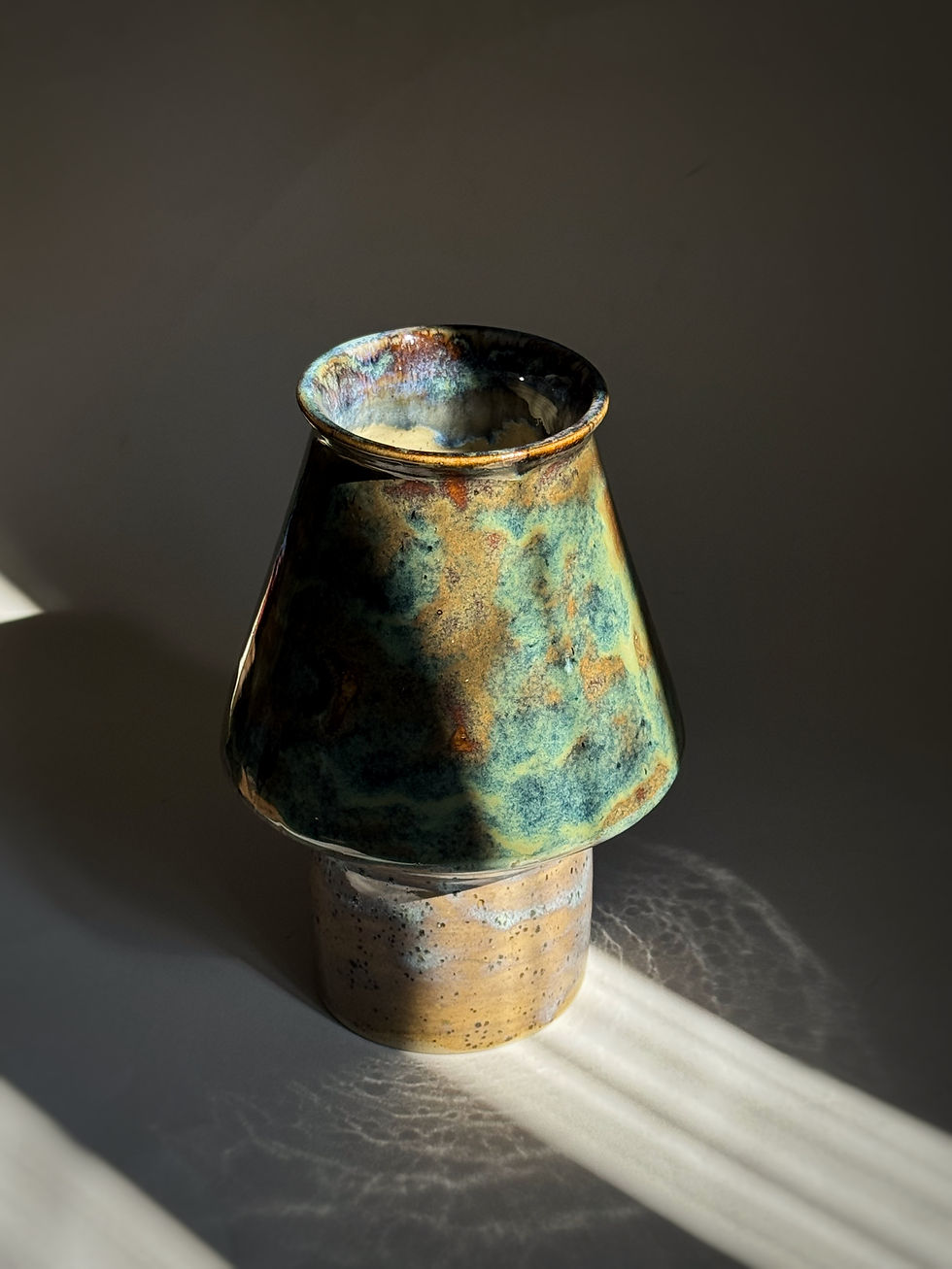 Thumbnail: Bell Vase - Rusty Blue Rutile