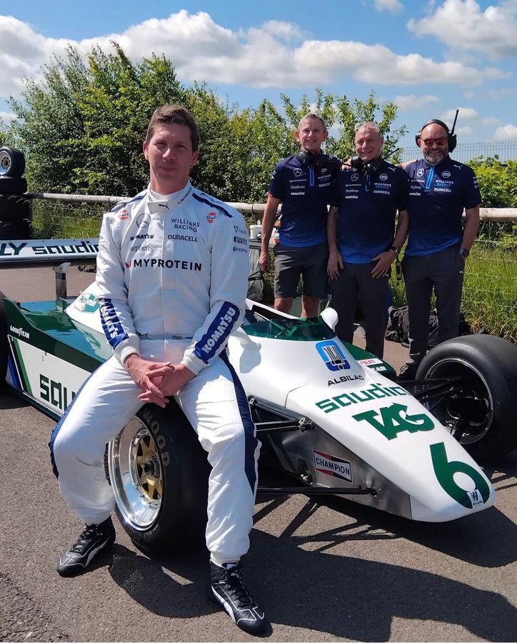 James Vowles in Williams Racing gear at Goodwood - Source: Williams Racing
