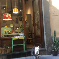 Visiting the many boutiques and shops in Lucca