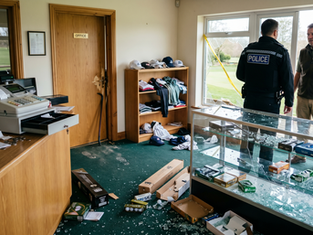 High-Value Heist Devastates Stoneleigh Valley Golf Club Pro Shop