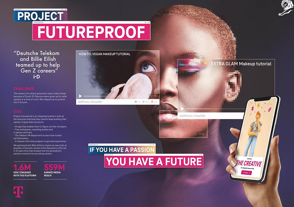 DEUTSCHE TELEKOM - Futureproof - SAATCHI & SAATCHI - Cannes Lions 2022 (Presentation Image