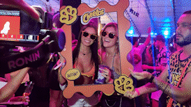 In Action captação Roaming Booth no Ensaio da Anitta para Cheetos