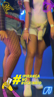 Conteúdo gerado com a nossa Roaming Booth no Rock in Rio para a Ipiranga